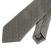 Blue & Gold Mini Dot Motif Tie - Tie Doctor